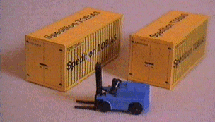 20ft.-Container aus Papier und Styropor