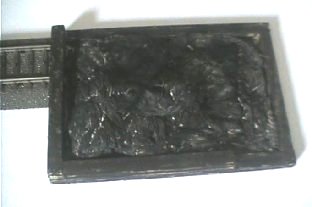 Noch ist der Ziersand nicht aufgestreut ...