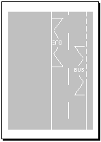 Stra&szlig;e mit Bushalt